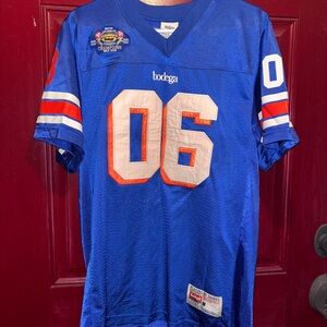 Blue Bodega (Boston) Jersey with Orange and White Accents - size Medium